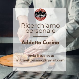 Addetto Cucina